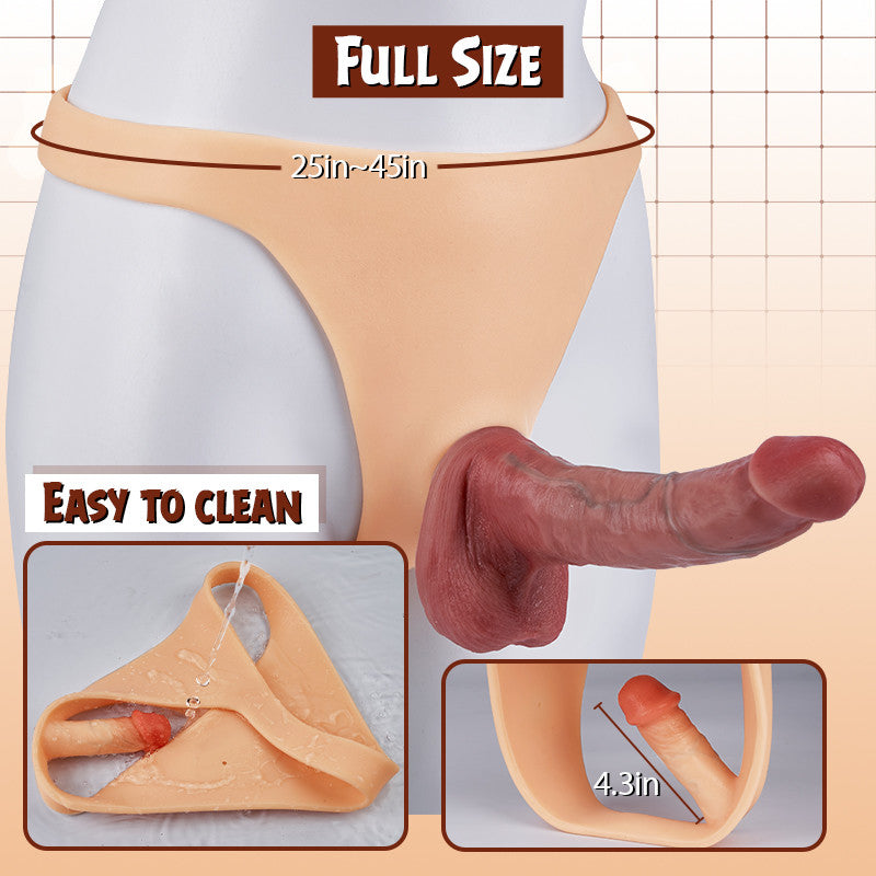 Artemis - Wearable Underwear with 4.3'' Anal Dildo for Lesbian Couples