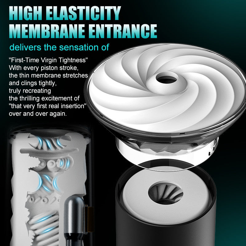【Suck You Hollow】Bliss - 9 Suction Modes & Powerful Vibration 2.8x Wide Sleeve Electric Male Stroker