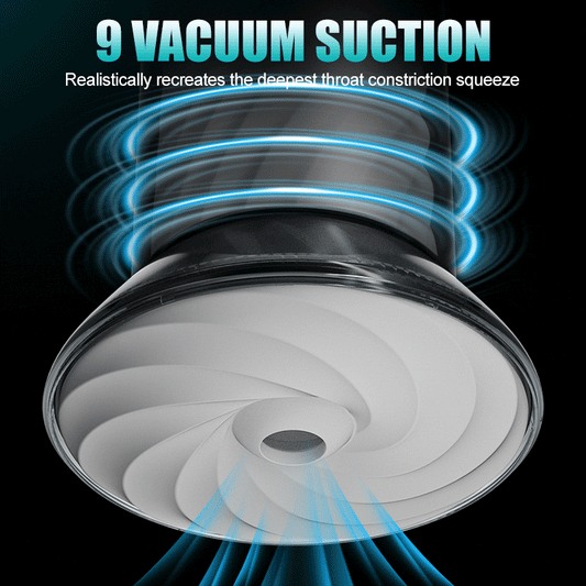 【Suck You Hollow】Bliss - 9 Suction Modes & Powerful Vibration 2.8x Wide Sleeve Electric Male Stroker