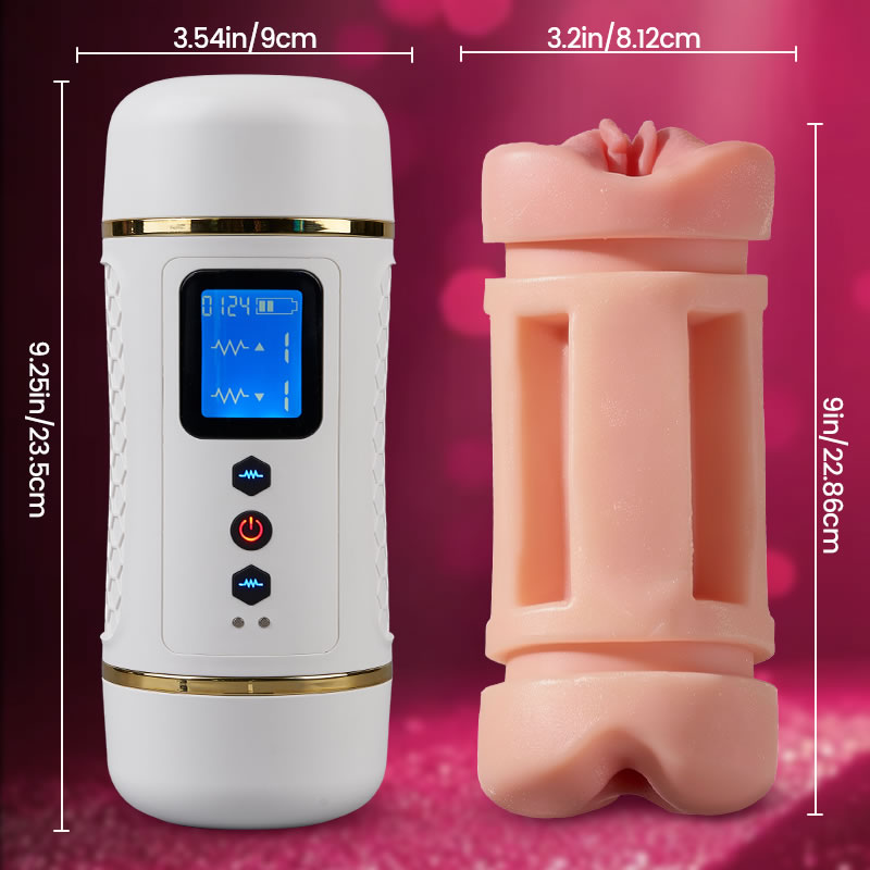 Throb - Dual-End Vibrating Stamina Trainer Edging Delay & Endurance Builder Male Stroker