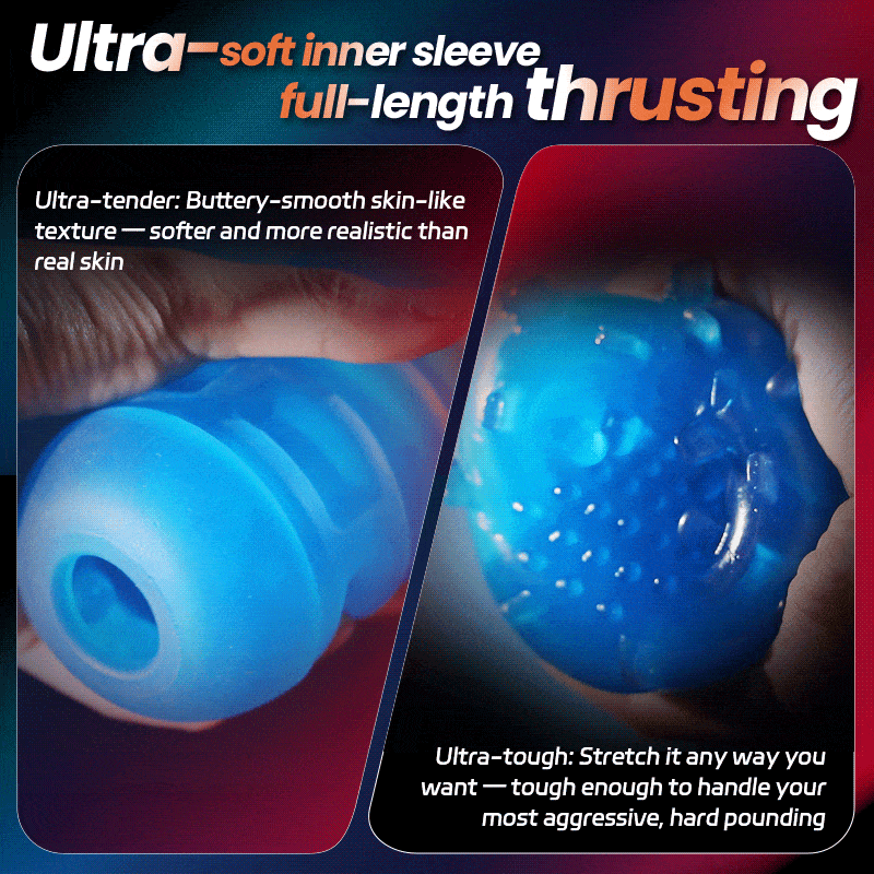Venom - Long 12CM & 700 Strokes/Min Telescopic Adjustable Tightness  Phone Stand Automatic Male Stroker