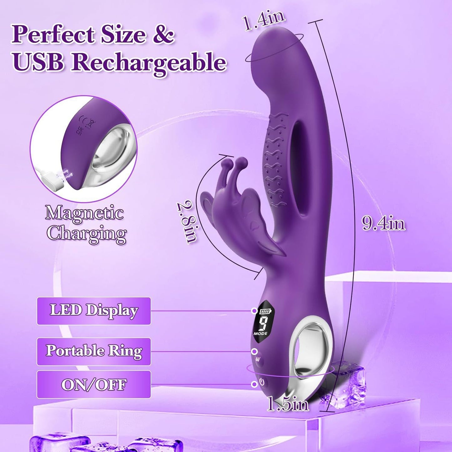 Flutter Bliss-3 in 1 Butterfly Vibrator