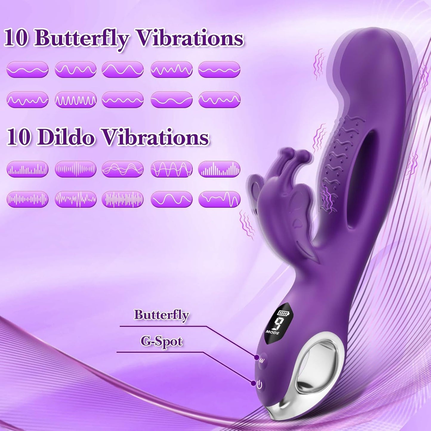 Flutter Bliss-3 in 1 Butterfly Vibrator