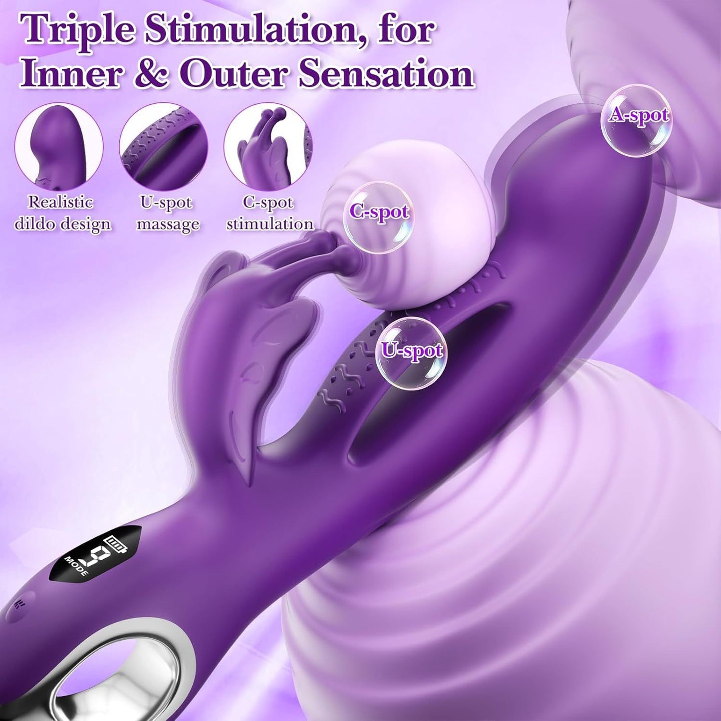 Flutter Bliss-3 in 1 Butterfly Vibrator