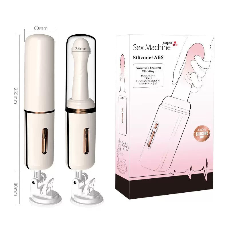AutoThrust Pro Heating & Thrusting & Vibrating Dildo App Control