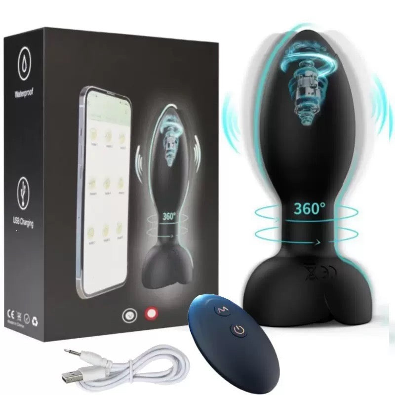 Rose Anal Plug App Control Remote Control