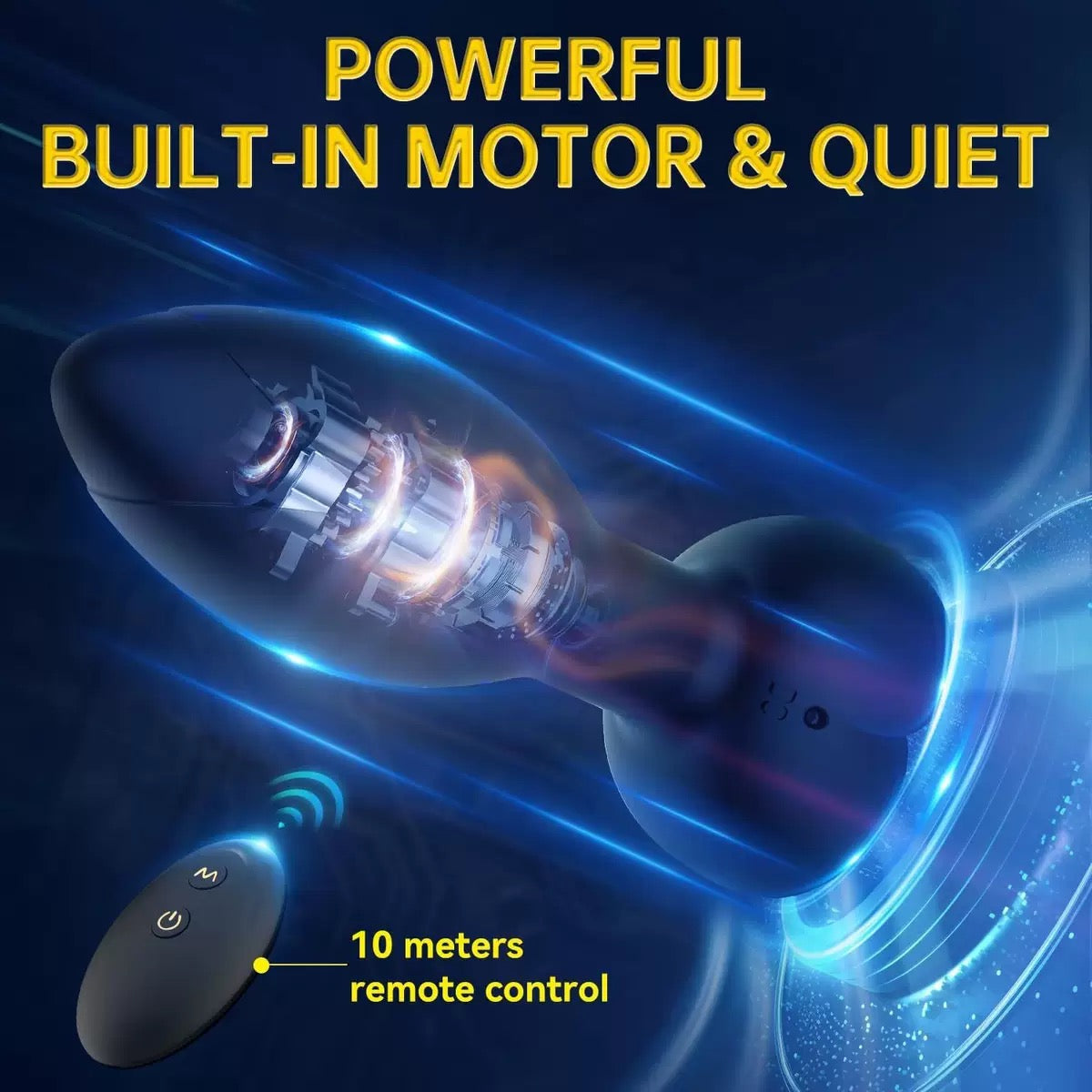 Rose Anal Plug App Control Remote Control