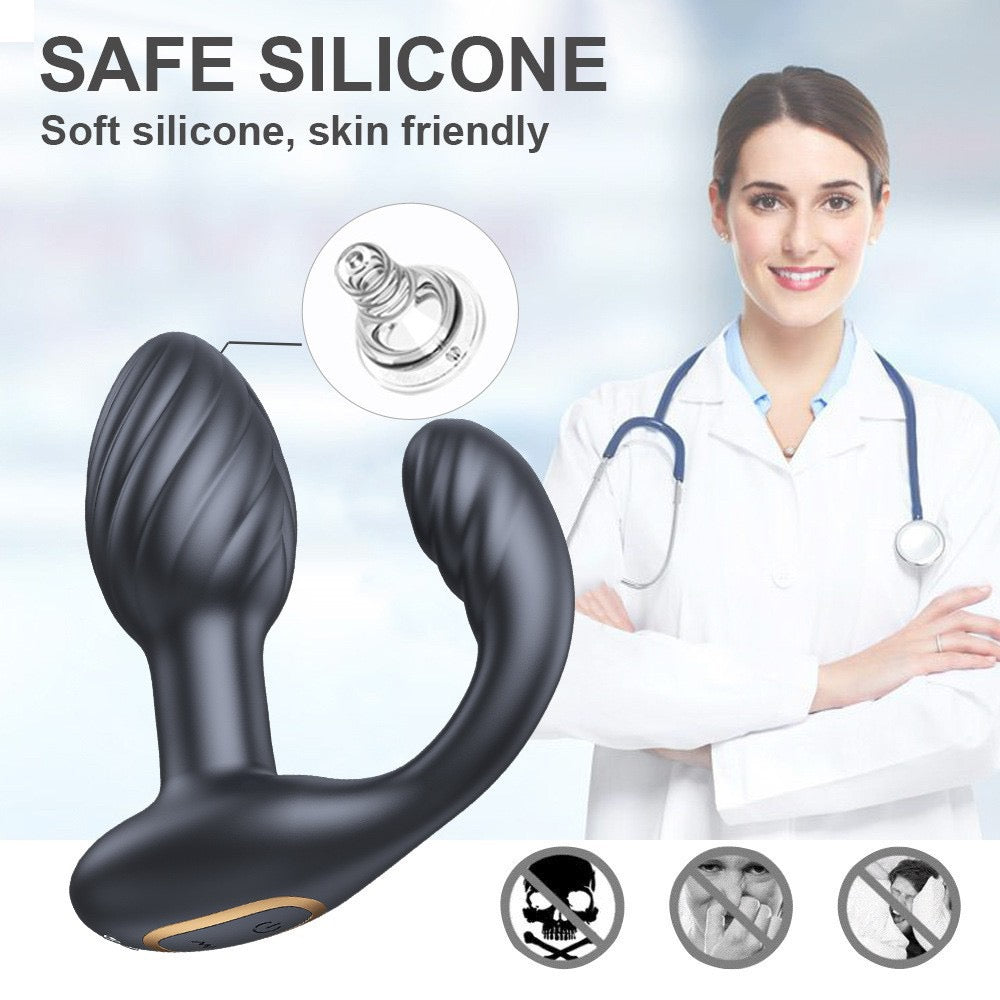 Core Hook Rotating & Vibrating Prostate Massager
