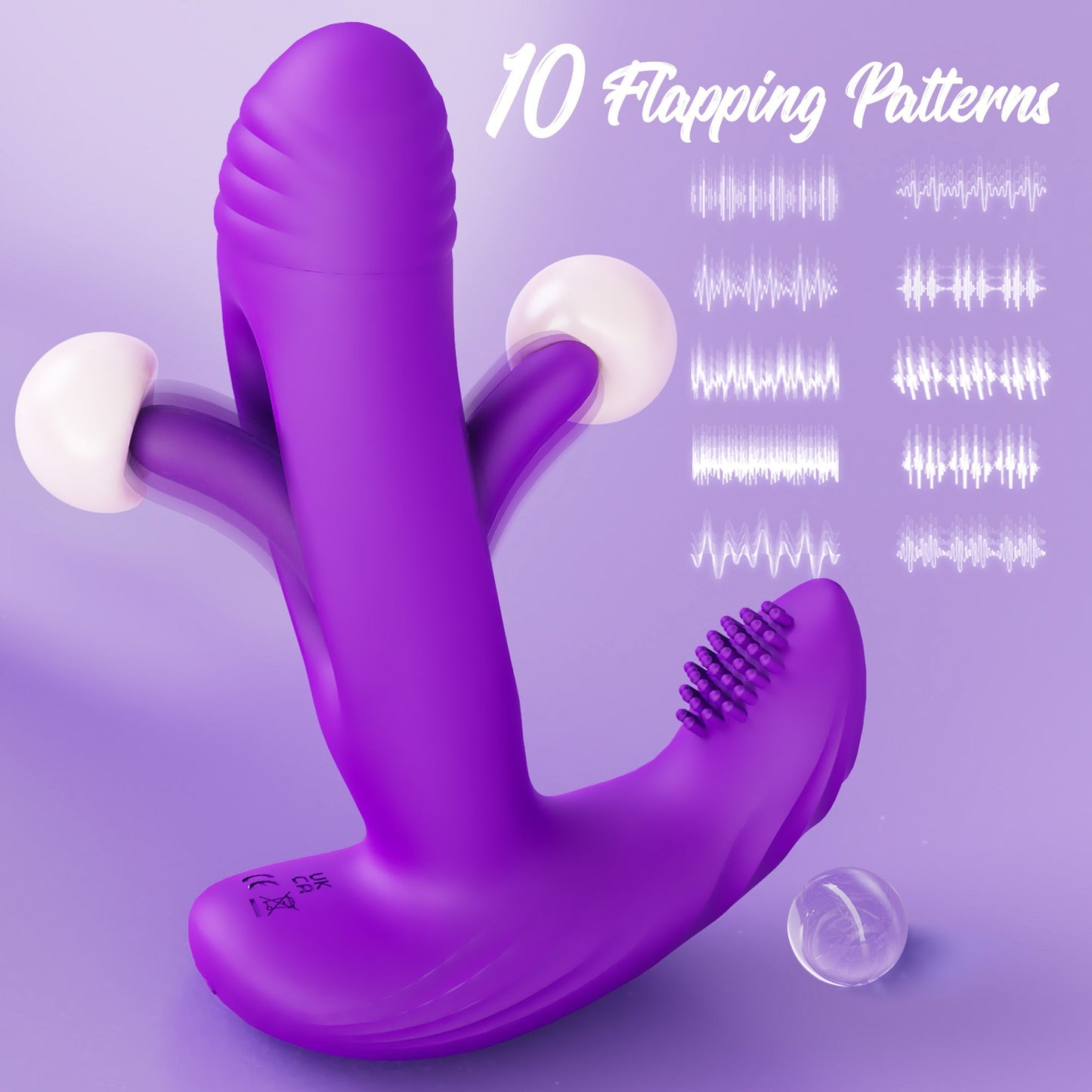 G Spot Vibrator with Flapping & Vibrating Modes