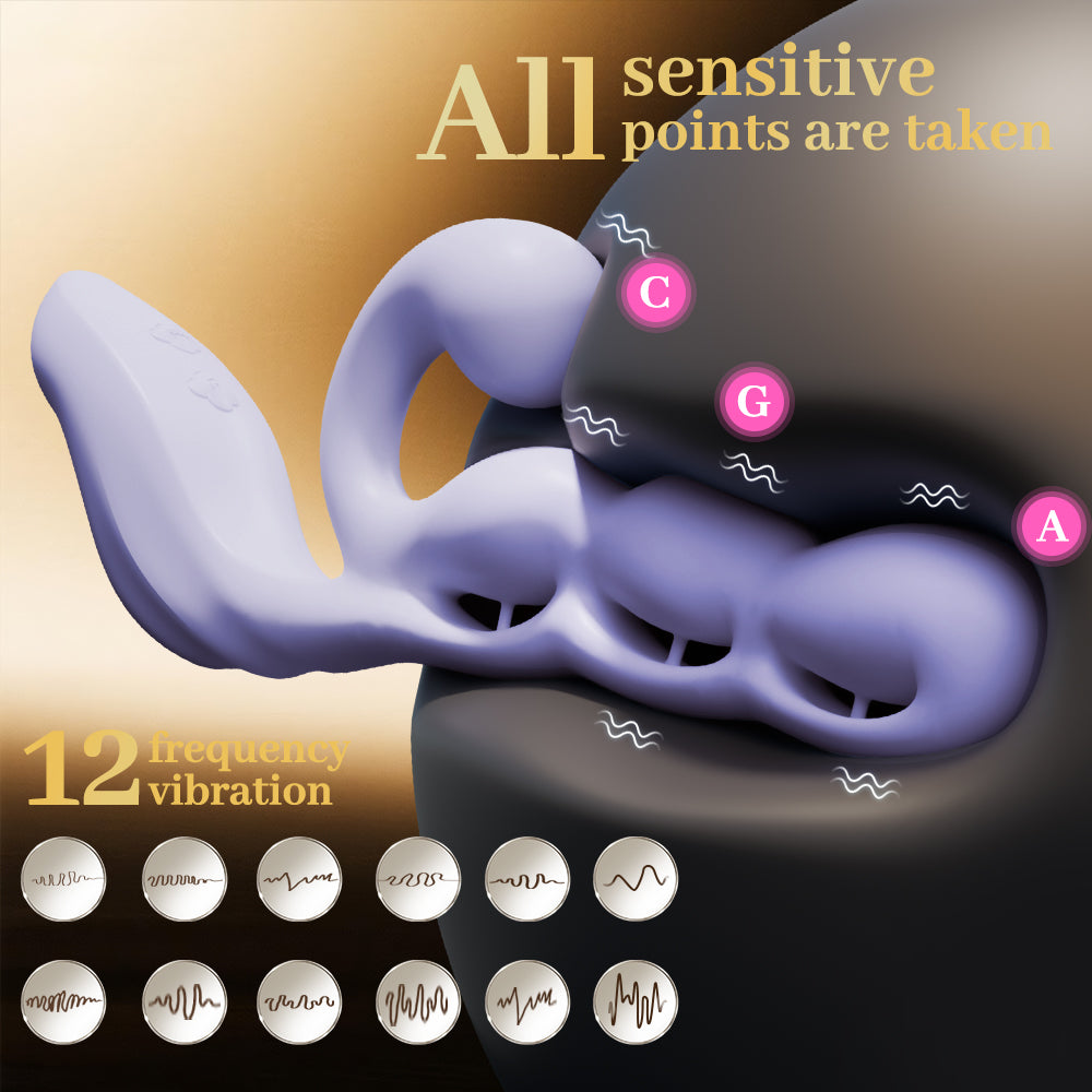 Purple Grapes-Clitoral, G spot Vibrator App Interactive Sex Toy