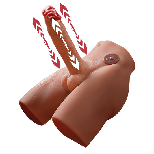 Eronight - Realistic Butt with 6.7 In Thrusting & Vibrating Dildo