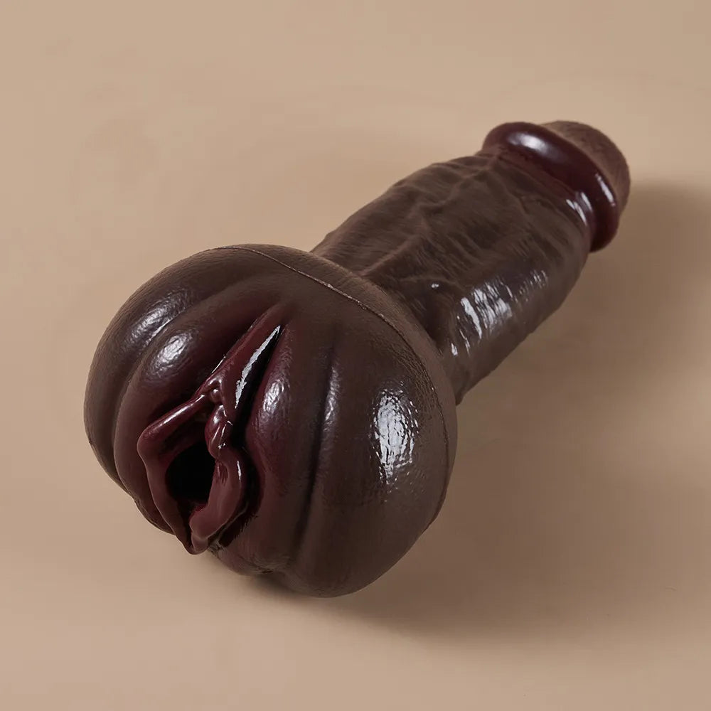 2 in 1 Male Masturbator & Dildo