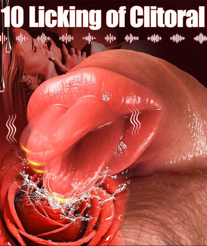 9.25in Heating &Licking&Thrusting Pro Dual-Tongue Upgrade Dildo Lifelike Suction Cup Dildo