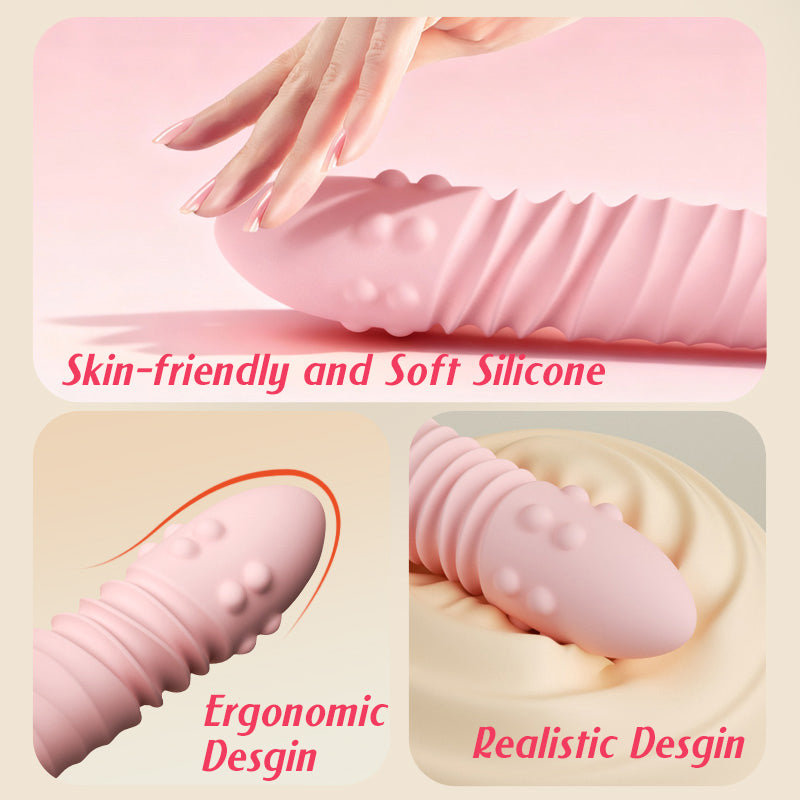 2-in-1 Detachable Dildo Vibrator with Heating, Sucking & Thrusting | App Controlled