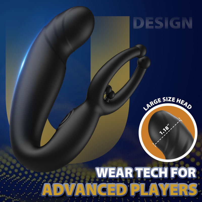 Rainstorm - Bead Massage Multifunctional 9 Vibrating Prostate Anal Plug Solo Male Prostate Massager