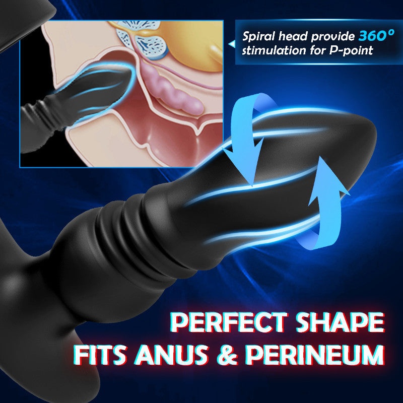 THORY - Thrusting Prostate Massager with Double Cock Rings