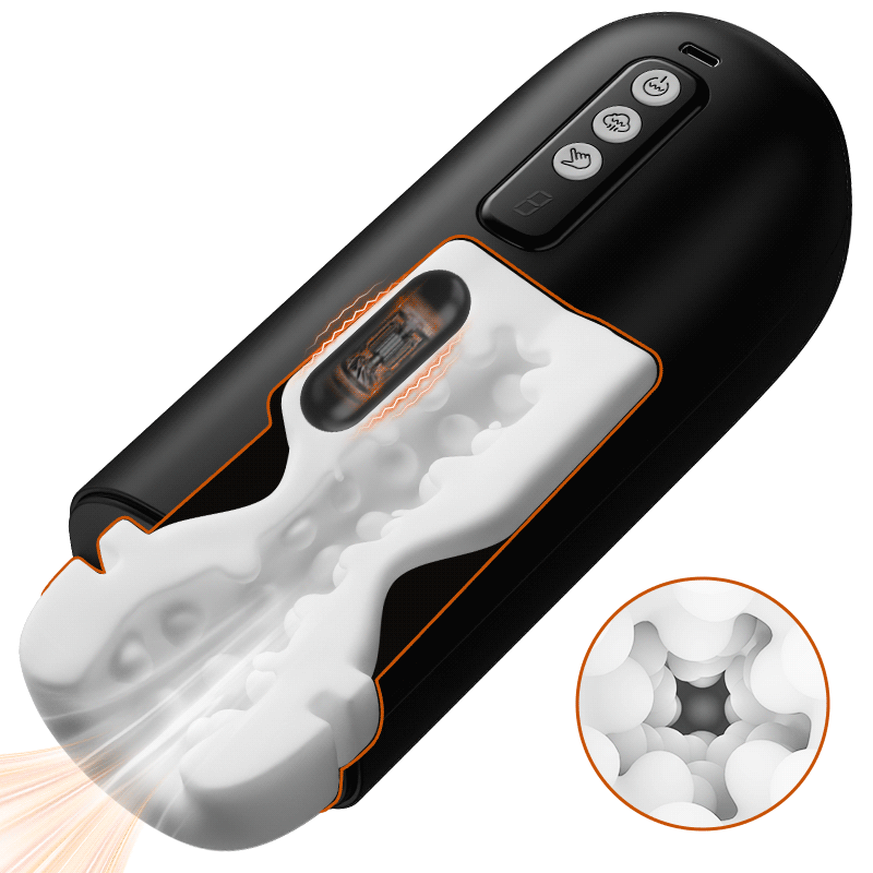 【Endless Milking】Sophia – 8 Vibration & Sucking Easy-Holding 3D Realistic Sleeve Automatic Male Stroker