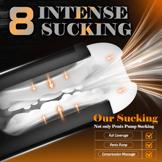 【Endless Milking】Sophia – 8 Vibration & Sucking Easy-Holding 3D Realistic Sleeve Automatic Male Stroker