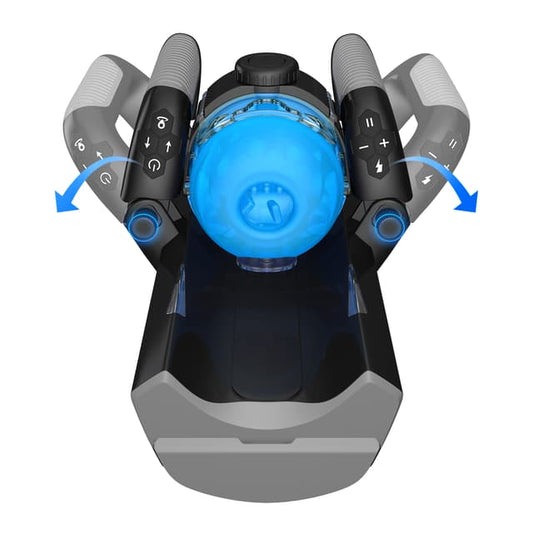 Dark Thunder - Male Masturbator with Adjustable Sleeve and 9 Thrusting Modes