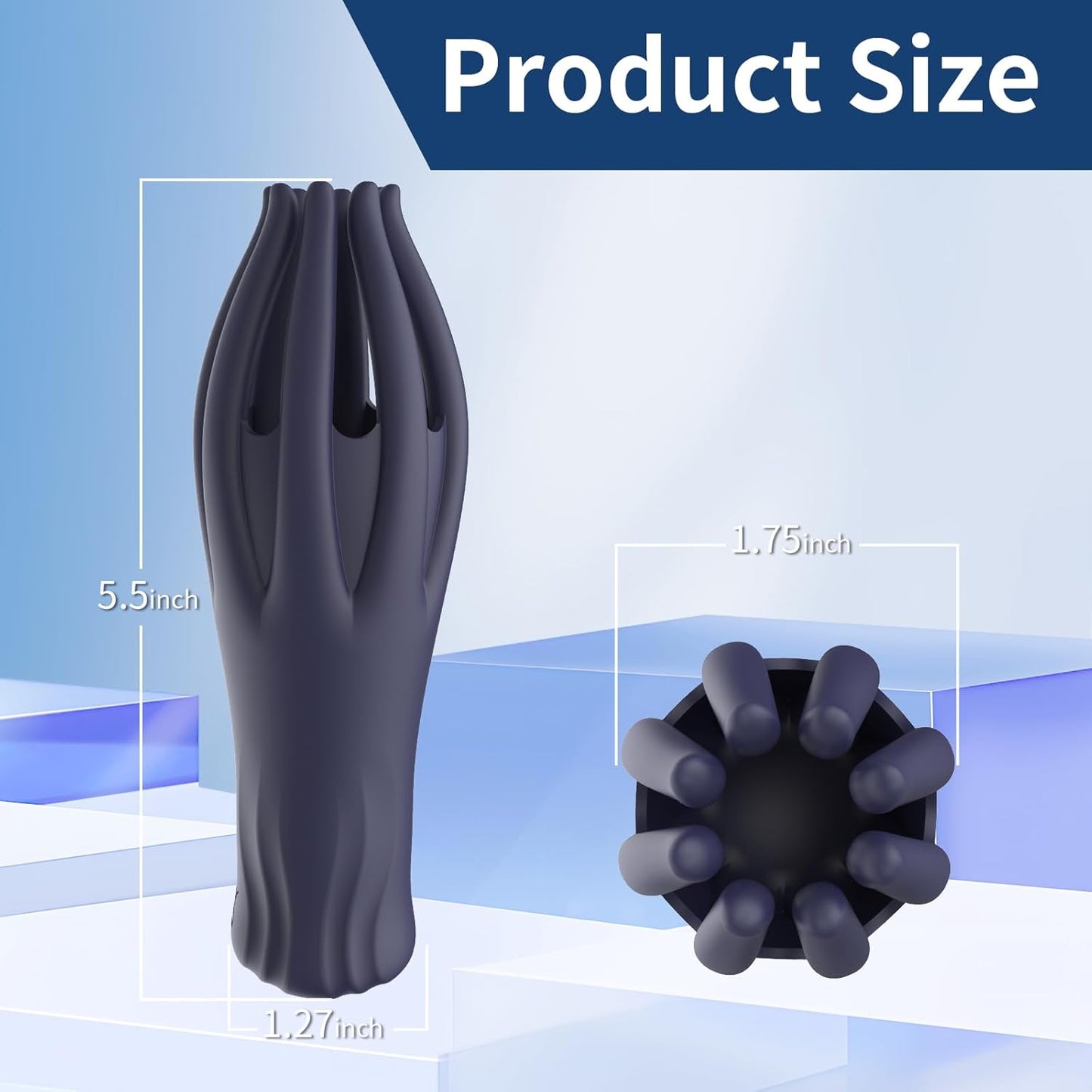 10X Vibration 3-in-1 Penis Massager for Masturbation Prolong Endurance and Massage