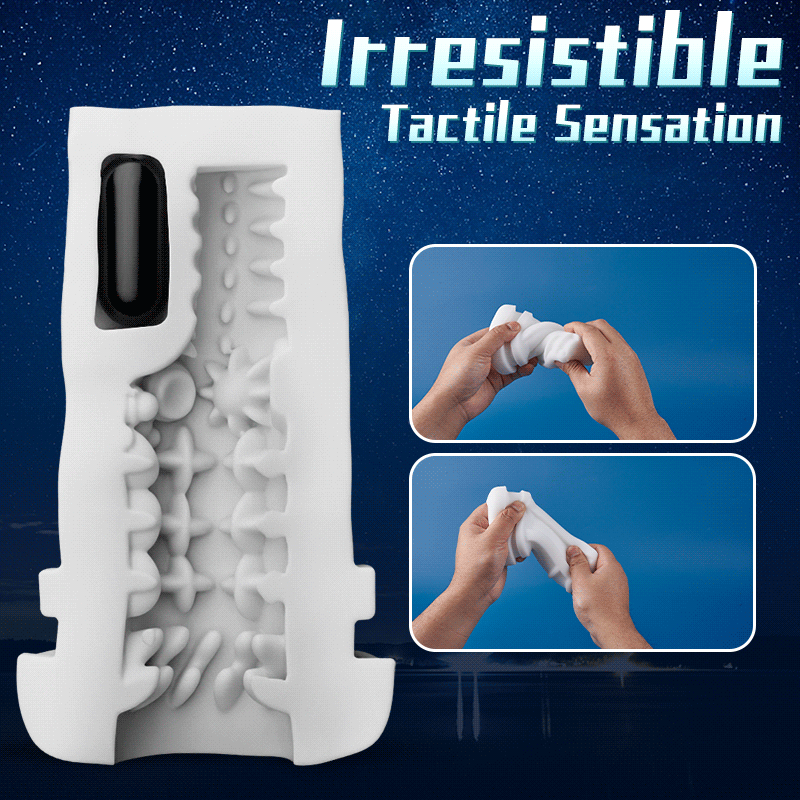 SQUIRTLOVE - Language Voice Male Stroker Masturbator With Heated Base, 5 Suction 10 Vibration