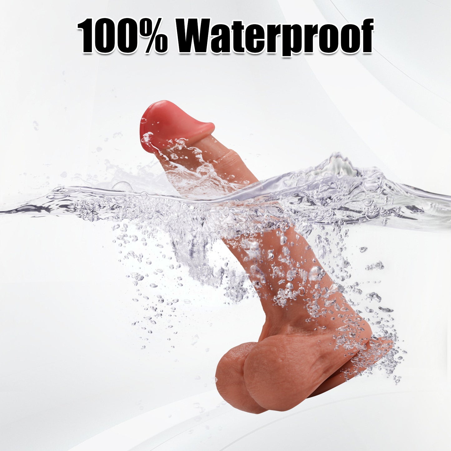 Ron-Squirtlove Realistic Big Dildo Sex Toys, Huge Thick Dildos with Strong Suction Cup, Skin-Like Giant Dildo for Anal Clit G-Spot Stimulation, Hands-Free Play Adult Toys for Women Couples Men