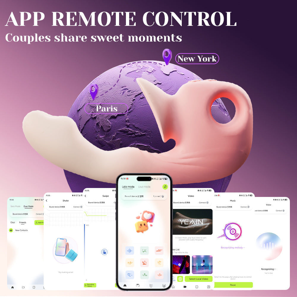 Rhapsody-Clitoral Suction Vibrator App-Controlled