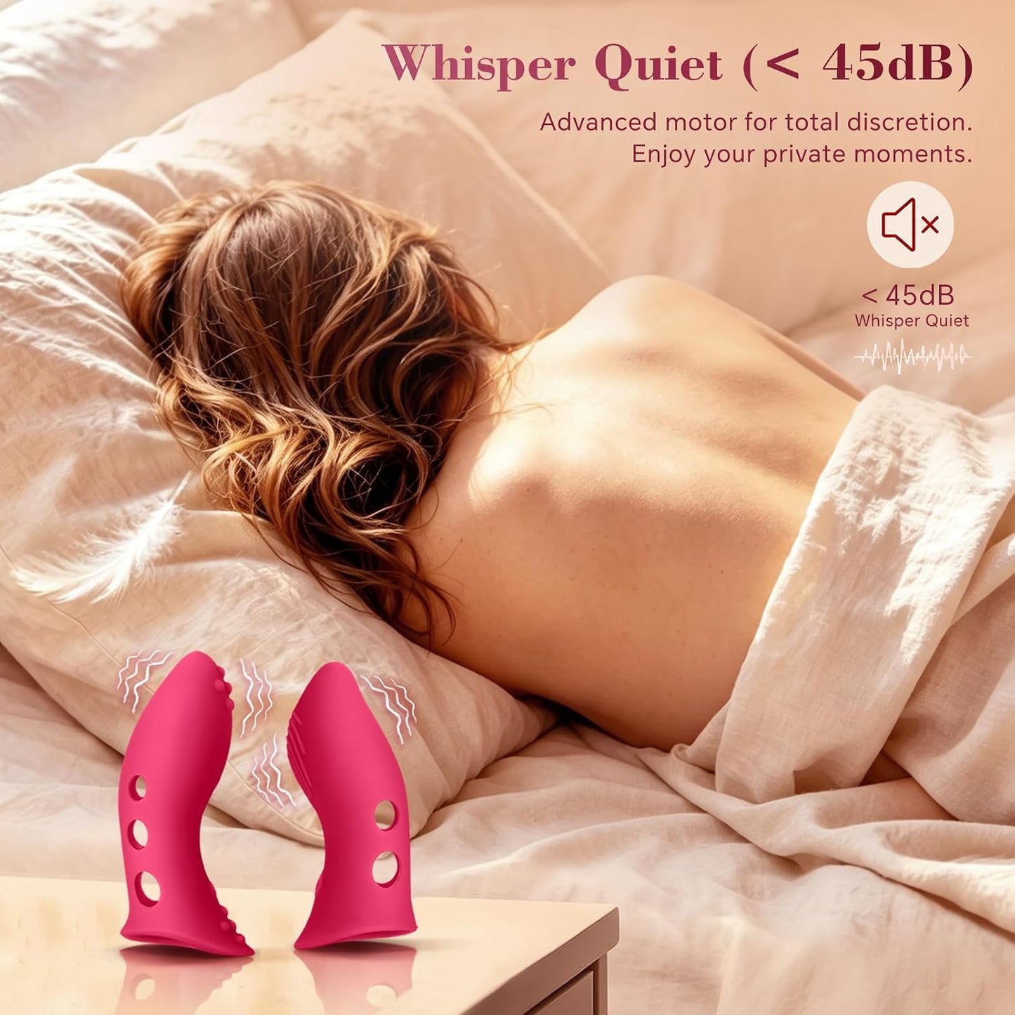 Dual Finger Vibrator Set | 10  Vibration Modes for G-Spot, Clitoral, Anal and Nipple Stimulation