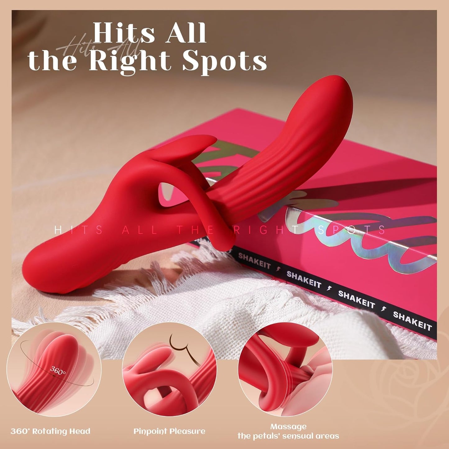 G spot Vibrator Upgraded with AI Sex Toy with 9 Rotating Vibrator & 9 Vibration Modes