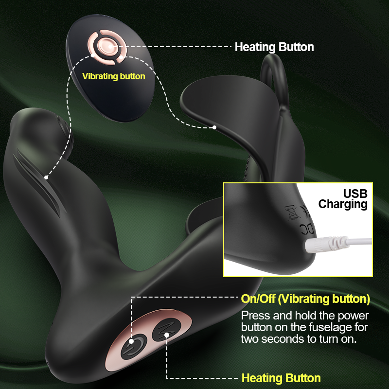 Squirtlove Elysium - Vibrating Heating Prostate Massager