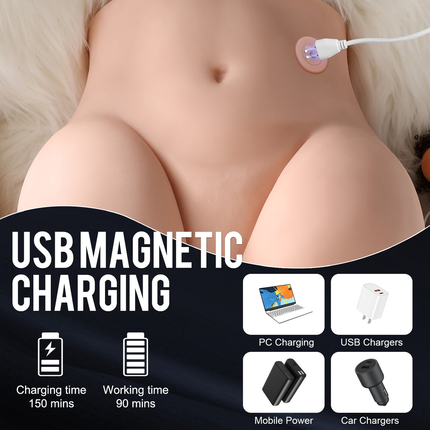 Lia-5.3KG Vibrating Sex Butt with Realistic Vagina