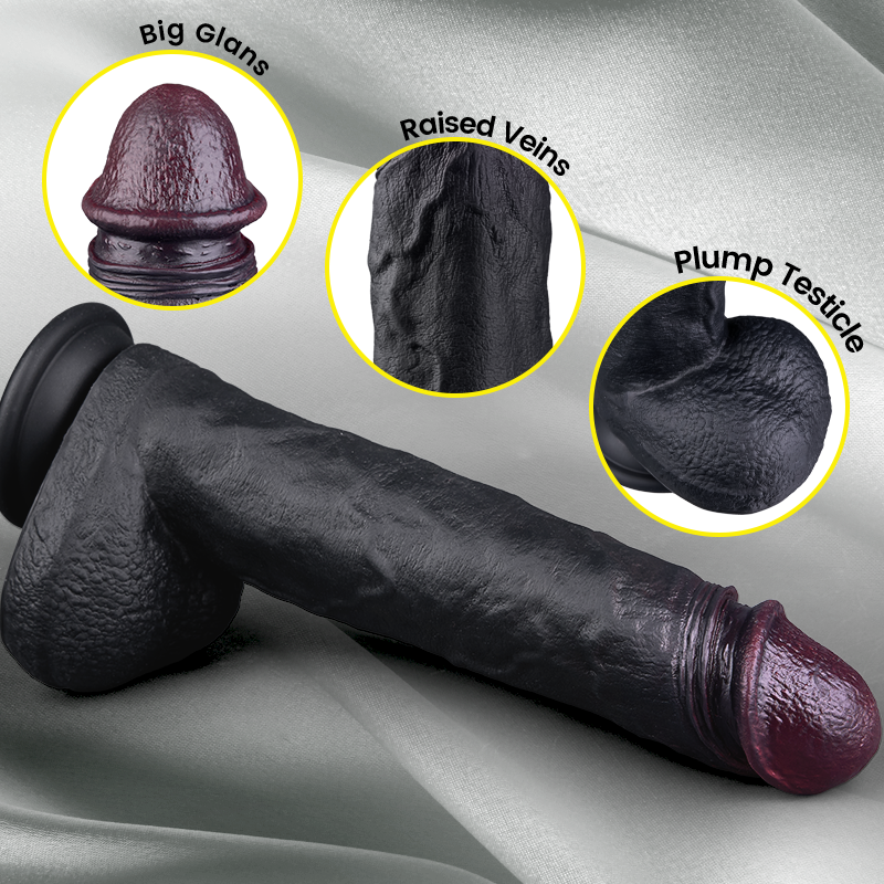 Maurice - 3 Thrusting 9 Vibration Heating Big Brown Dildo Tattooed Men