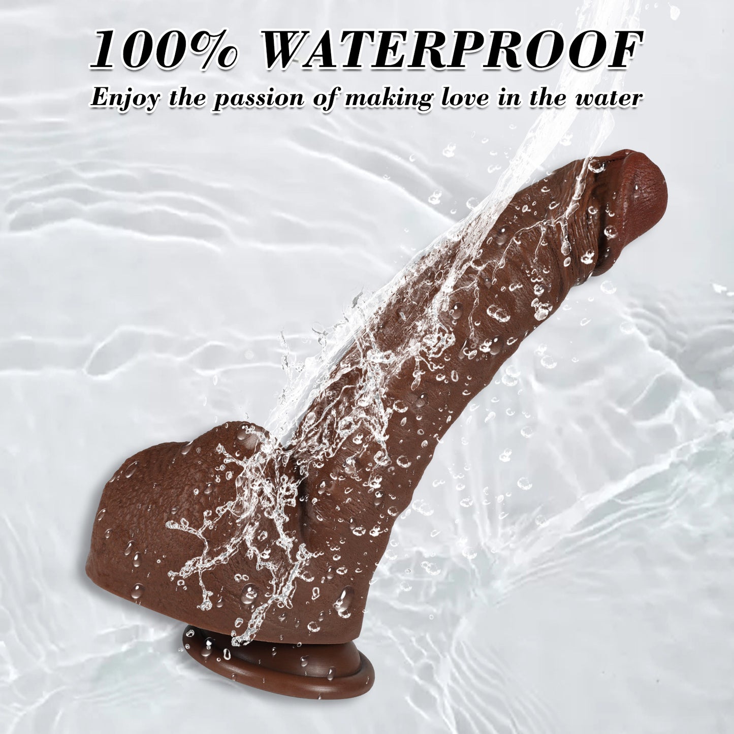 Cliff-Squirtlove Realistic Big Dildo Sex Toys, Huge Dildos with Strong Suction Cup, Skin-Like Giant Dildo for Anal Clit G-Spot Stimulation, Hands-Free Play Adult Toys for Women Couples Men