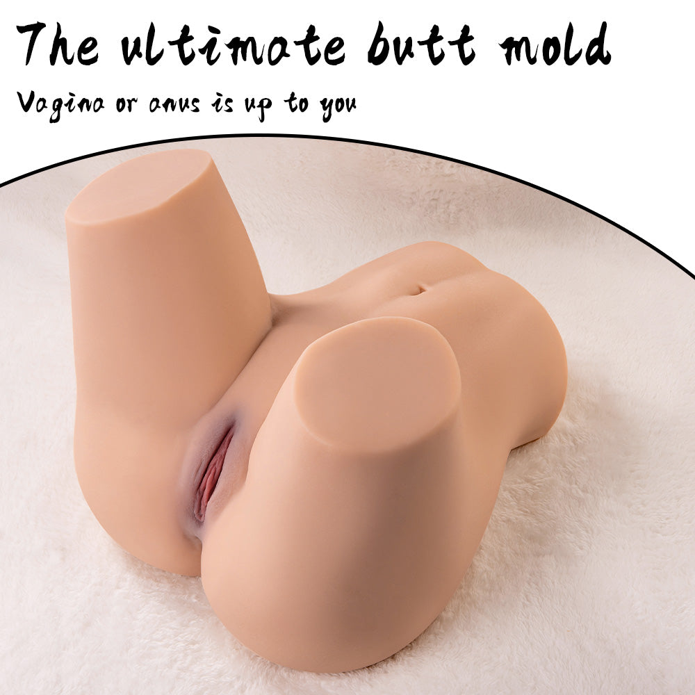 Chuyulu - 25.35LB Sex Butt with Lifelike Vagina & Anus, 2 in 1 Doll Torso