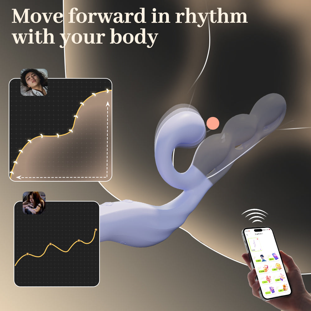 Purple Grapes-Clitoral, G spot Vibrator App Interactive Sex Toy