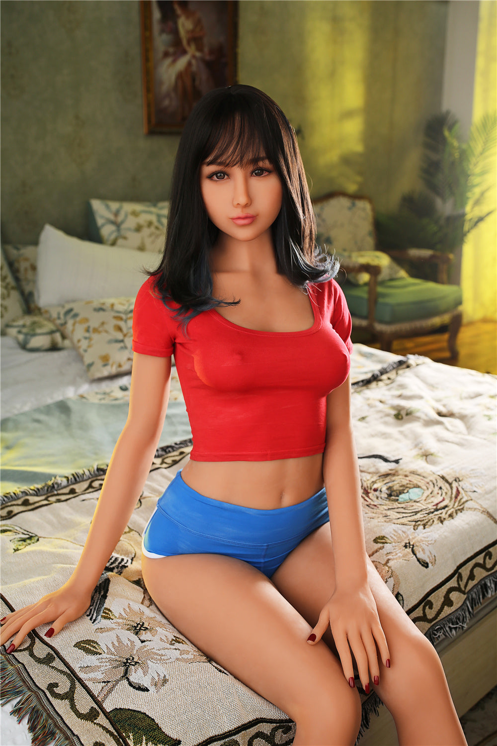 Irontechdoll Saya 5ft51/ 168cm #74 Head TPE Asian Young Girl Full Size Love Sex Doll
