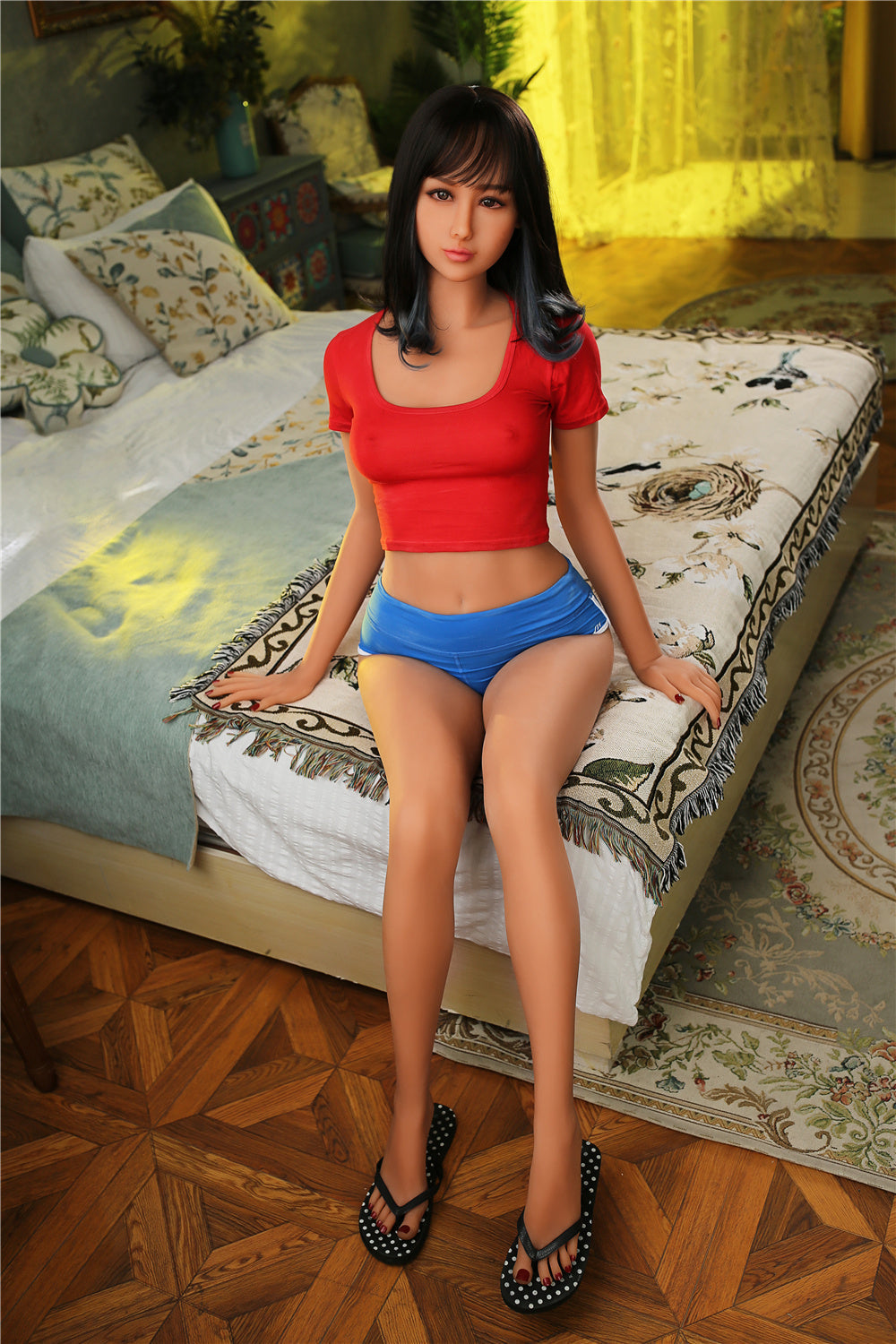 Irontechdoll Saya 5ft51/ 168cm #74 Head TPE Asian Young Girl Full Size Love Sex Doll