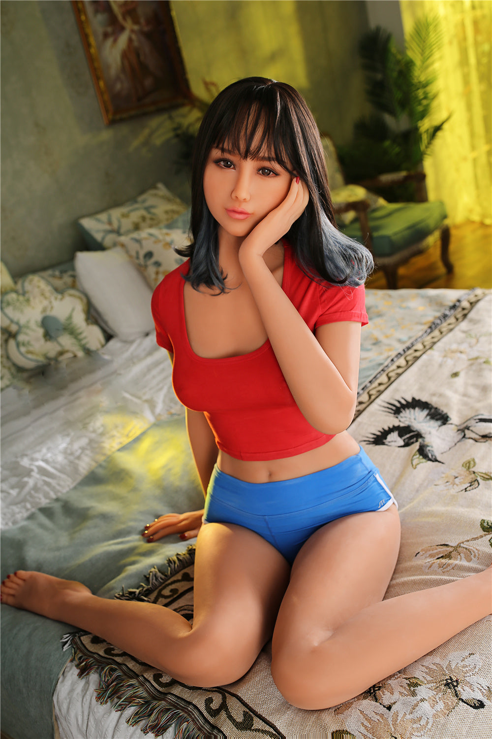 Irontechdoll Saya 5ft51/ 168cm #74 Head TPE Asian Young Girl Full Size Love Sex Doll