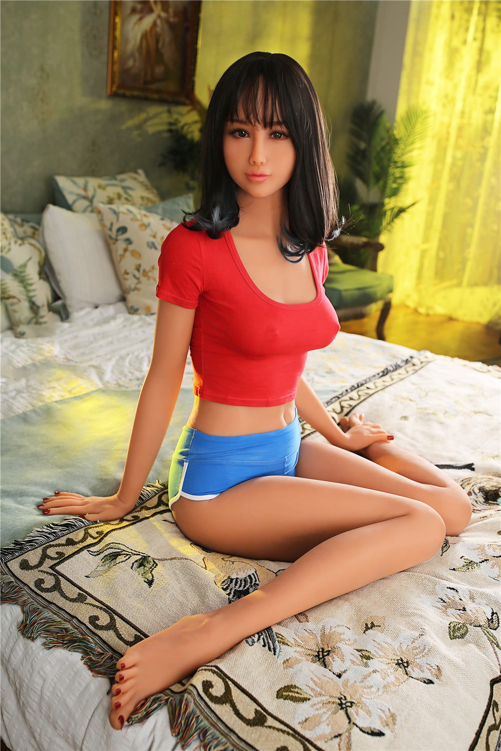 Irontechdoll Saya 5ft51/ 168cm #74 Head TPE Asian Young Girl Full Size Love Sex Doll
