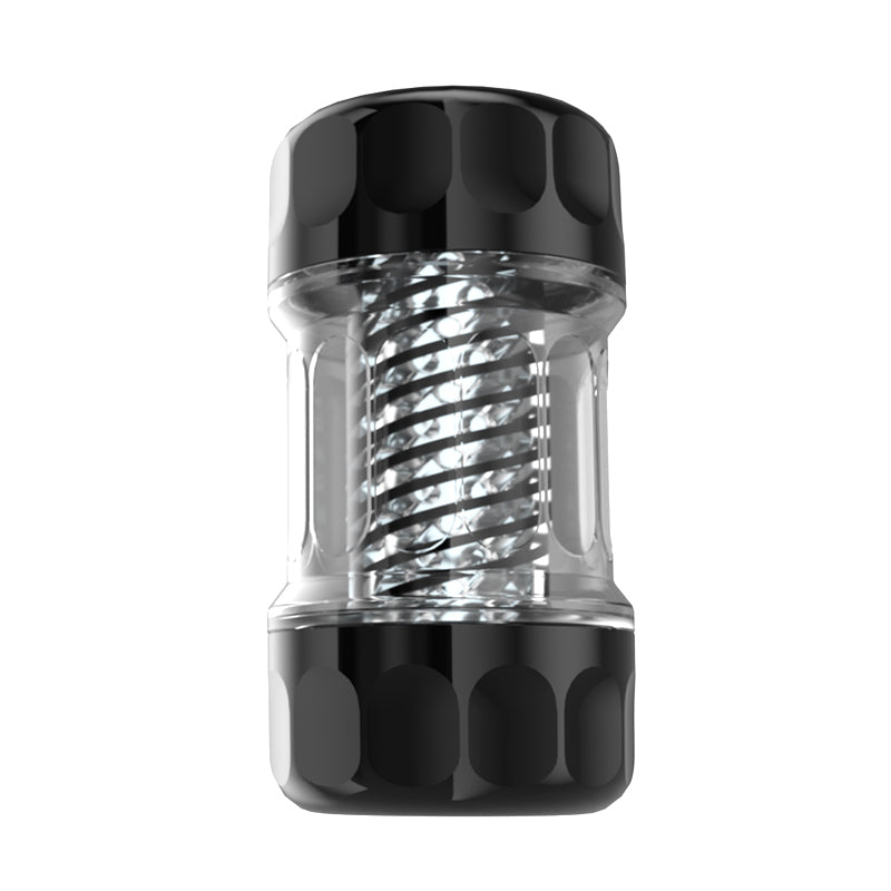 Galaku  Manual Spiral Suction Male Stroker with Textured Sleeve