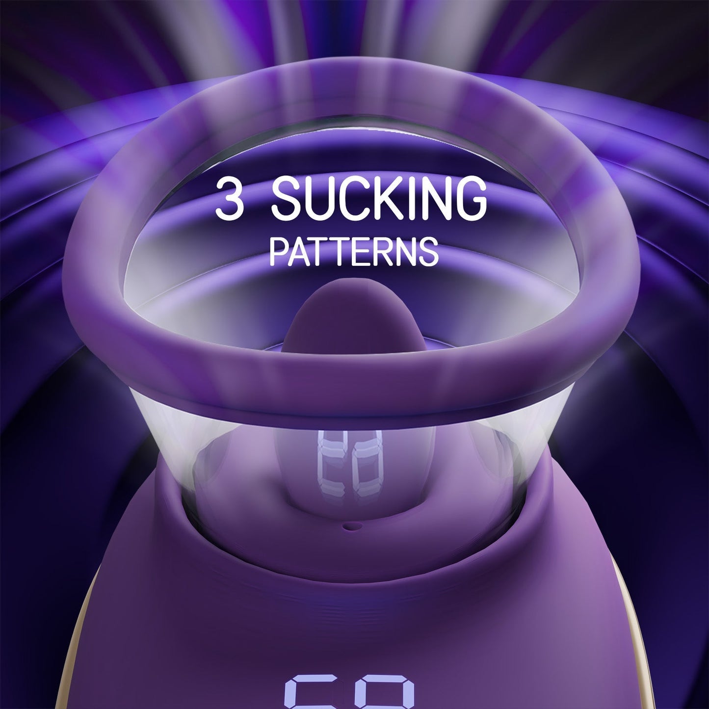 Clitoral Sucking Vibrator with Licking & Vibrating Tongue