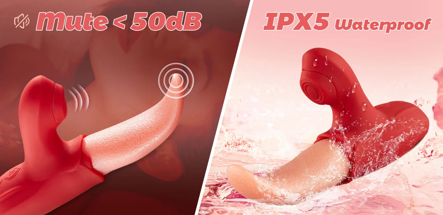 Licker - Flapping & Sucking Tongue Vibrator with 10 Vibration Modes