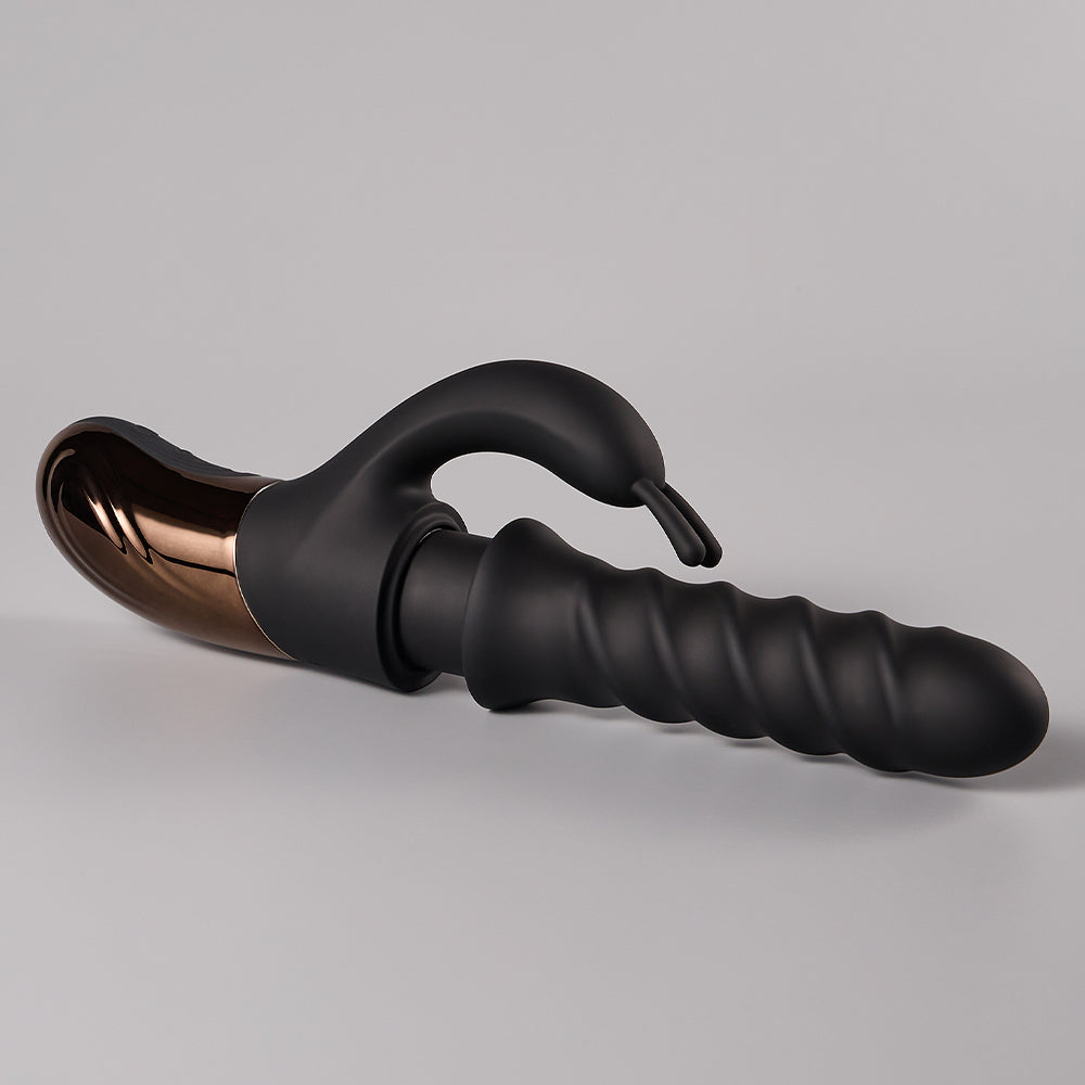 Amazing Vortina (US ONLY) - G Spot Rabbit Vibrator with 360° Swirl & Up-Down Thrust | 5 Tornado Swirling Modes