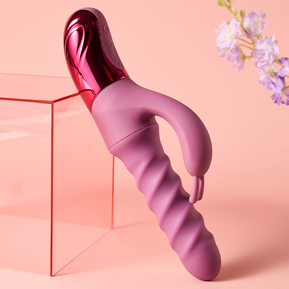 Amazing Vortina (US ONLY) - G Spot Rabbit Vibrator with 360° Swirl & Up-Down Thrust | 5 Tornado Swirling Modes