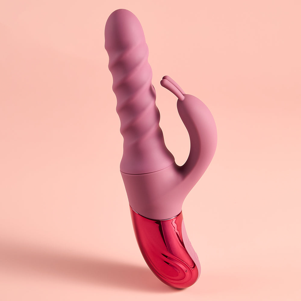 Amazing Vortina (US ONLY) - G Spot Rabbit Vibrator with 360° Swirl & Up-Down Thrust | 5 Tornado Swirling Modes