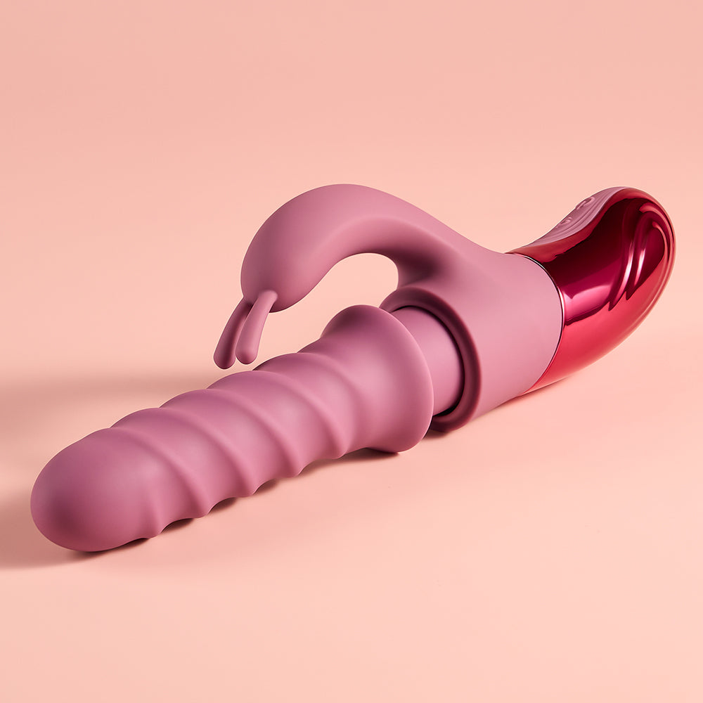 Amazing Vortina (US ONLY) - G Spot Rabbit Vibrator with 360° Swirl & Up-Down Thrust | 5 Tornado Swirling Modes
