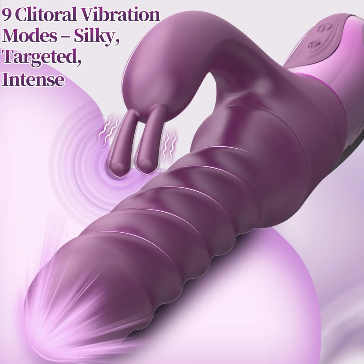 Amazing Vortina (US ONLY) - G Spot Rabbit Vibrator with 360° Swirl & Up-Down Thrust | 5 Tornado Swirling Modes
