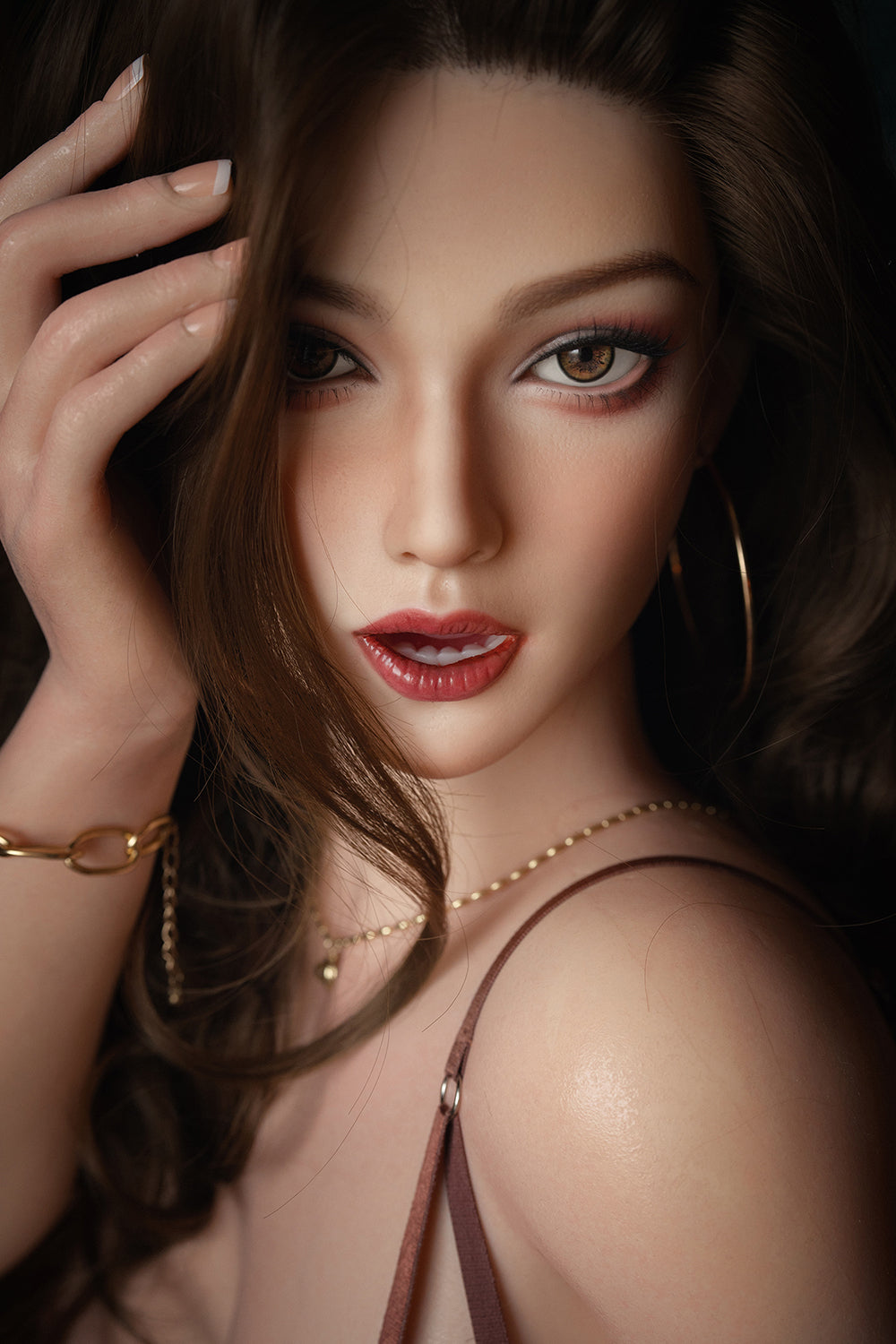 US Stock - Susie 5ft38 / 164cm #M18 ROS Soft Silicone Head + TPE Body Mature Sexy Female Real-life Sex Doll For Blowjob