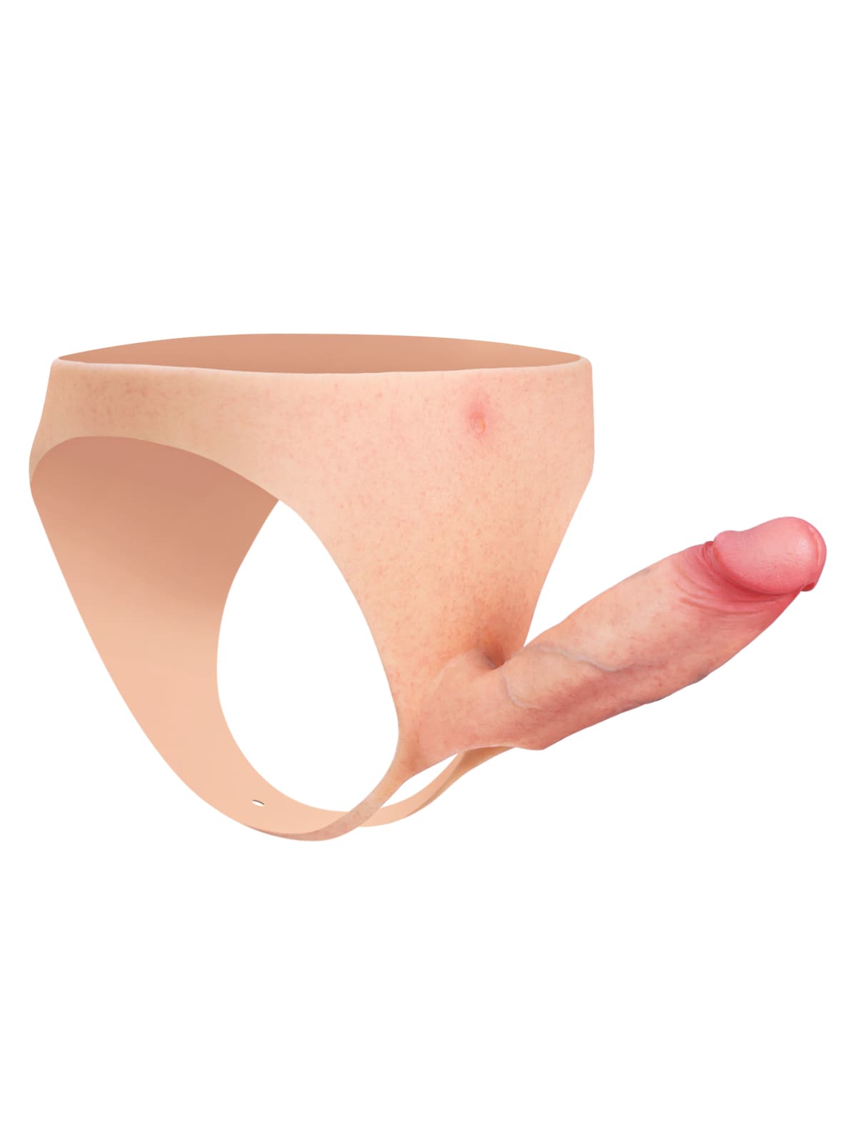 Daenerys | 7.8" x 2" Wearable Hollow Strap-On Dildo For Women • For Men • Penis Extension • ED Cock Sleeve