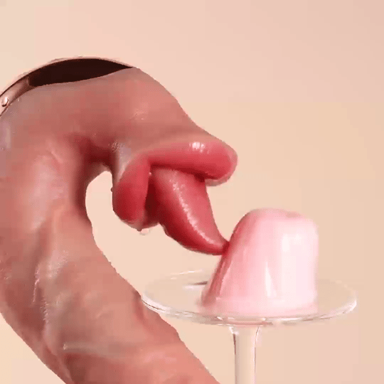 Hero - Tongue Licking Dildo — AI Sync Realistic Silicone Pleasure Toy for Women